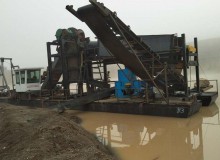 沙金淘金船,小型淘金船生产厂家