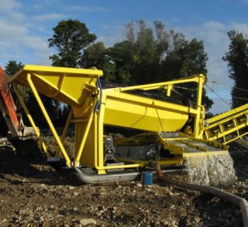 移动式沙金开采设备